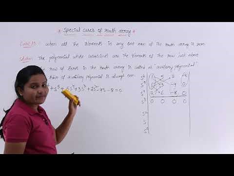 Special Case of Routh Array Case I