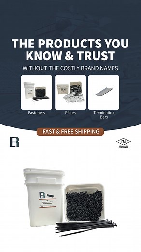 Quality roofing supplies you can trust. Explore FM-approved roofing screws, plates & termination bars, made by and for commercial roofers. | Essential Roofing Supply