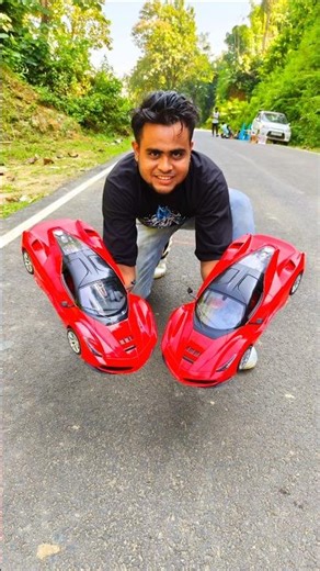 Original 2 Ta Red Colour Rc Ferrari Car Unboxing & Race Test 😍🔥