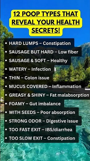 12 Poop Types That Reveal Your Health Secrets and What Each One Means