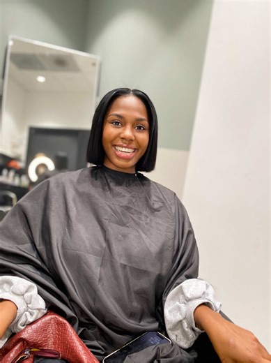 I love how my guests are so comfortable with me 😆 #fyp #foryoupage #hair #atlanta #healthyhair