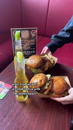 Scan QR Code to Order from Inside — Sitting Duck Smashburgers