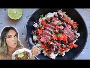 DIY Steak & Rice Chipotle Bowl