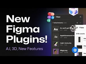 New Figma Plugins Are SO Good! – Freepik AI, 3D, Clippy, & More!