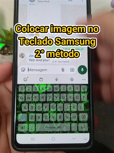Como Personalizar Teclado Samsung com Imagens