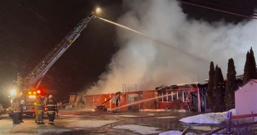Fire destroys former Gordie Harper's Bazaar in Newfane