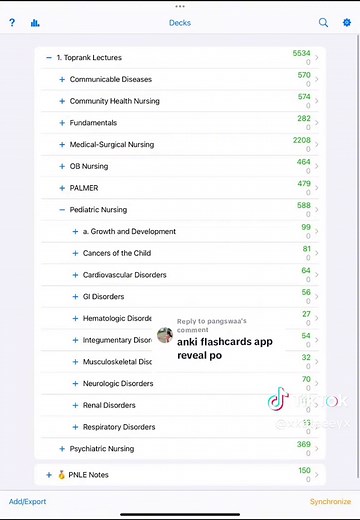Replying to @pangswaa PNLE 2023: TOP 1 ANKI CARDS REVEAL! You can follow his instagram account po @binsensyo for the anki decks. He will be uploading them soon for FREE. @invinciblezest #fyp #foryou #PNLE2023 #Topnotcher #Top1 #nursing #registerednurse #FutureRN #anki