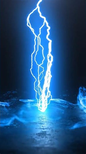 Thunder Strike Logo Formation ⚡ Powerful Energy Reveal #Shorts