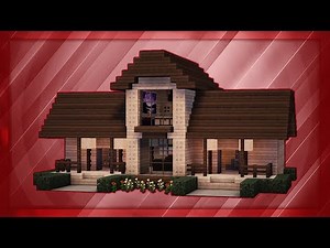 Minecraft: How To Build A Large Suburban House Tutorial (#3)