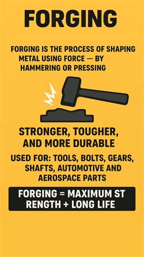 Forging process #Forging #ForgingProcess #MetalForging #Manufacturing