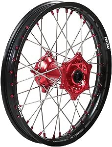 Complete Rear Wheel Rim 19"X 1.85 Red Hub Compatible with Honda CR125 CR250 2002-2007