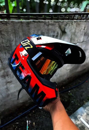 Red Bull Racing Full Face Helmet with Free Goggles