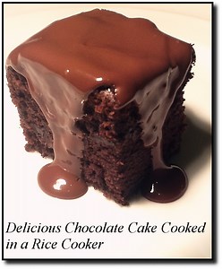 Chocolate Cake Cooked in a Rice Cooker