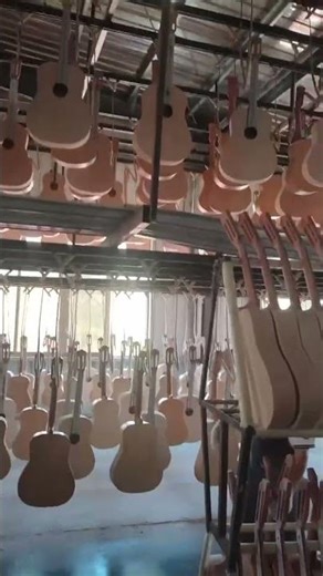 China largest Beginner Guitar Factory,50000pcs/Month, Automatic Spraying‌ #aiersiguitar#factory