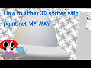 How to dither 3d sprites using paint.net (my way)