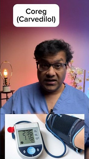 Carvedilol(Coreg):Uses and how it works! #medicineexplained #bloodpressure #htn #highbloodpressure