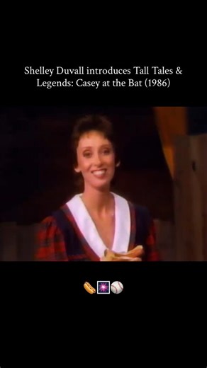 Shelley Duvall Archive on Instagram: "This is how I’m feeling today 🌭🎆⚾️ (Shelley Duvall’s Tall Tales and Legends: Casey at the Bat, 1986) #shelleyduvall #talltalesandlegends #caseyatthebat #1986 #1980s #actress #producer #80saesthetic #80sthrowback #80stvseries #helloimshelleyduvall #baseball #july4th #july2024 #moodboard #nostalgia"