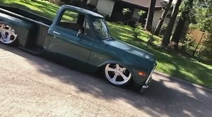 @zamora_albert sitting pretty with his ‘70 C10 Stepside, laid out on some #22x12 Colts 😍🔥 #introwheels #introlifestyle | Intro Wheels