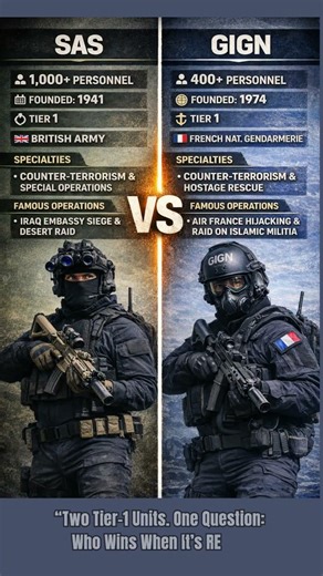 SAS vs GIGN – Two Tier-1 Units, One Question: Who Wins?