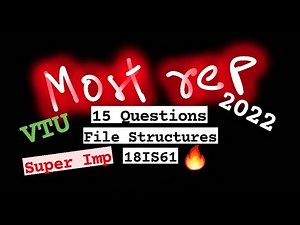 FS 🤩 Super Important Questions and Solutions [+PDF] 🎯 for 2022 Externals 🔥🔥🔥 6SEM ISE #vtu #2022 #FS