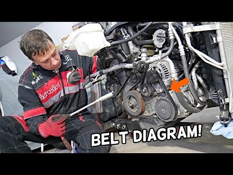 HYUNDAI SANTA FE 2.4 GDI SERPENTINE BELT DIAGRAM AND INSTALLATION