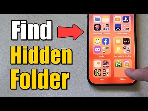 How to find your Hidden App Folder on iPhone (Best Method)