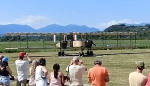 8.6K views · 136 reactions | The Caproni Ca.3r, the world’s largest airworthy WWI replica, taxying after earlier today’s flight during the “Baracca Day” at Nervesa della Battaglia, Italy. Pilots @aerogallo and @fabio_consoli. Thanks to @emiliano_guerra for the video! #theaviationist #ca3 #nervesadellabattaglia #jonathancollection #wwi #1917 #aeronaticamilitare #italianairforce | The Aviationist | Facebook