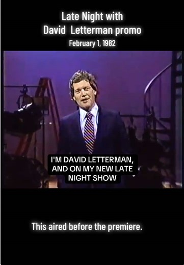 Late Night with David Letterman promo - February 1, 1982 #snl #saturdaynightlive #davidletterman #latenightwithdavidletterman #davidlettermanshow @Saturday Night Live - SNL @David Letterman @david letterman @Late Night with Seth Meyers