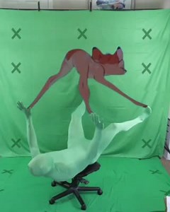 “Behind the scenes” of Bambi 🎥⁣ ➡️ Credit: Instagram.com/curlykidlife | FilmFreeway