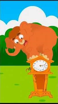 Hickory Dickory Dock Nursery Rhymes #babysongs #hickory #baby #nurseryrhymes #shorts