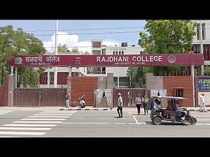 RAJDHANI COLLEGE UNIVERSITY OF DELHI || MY COLLEGE VLOG 😍 #delhiuniversity ‪@sandeepindoravlog‬
