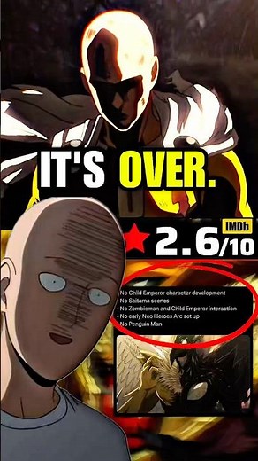 it’s official, one punch man is finished 💔