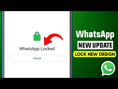 WhatsApp lock new design update || WhatsApp new update 2026 || WhatsApp redesign lock update