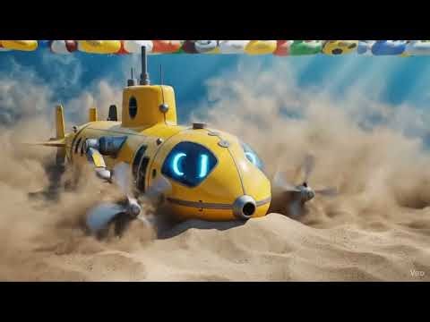 🌊 Funny Talking Submarine | Underwater Adventure for Kids | Ocean Learning Fun 🚤