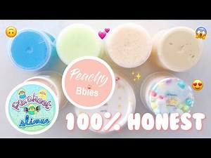 $100 PEACHYBBIES & PARAKEET SLIMES FAMOUS SLIME SHOP REVIEW