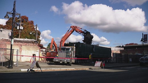 The historic Auburn Avenue Theater is now being demolished