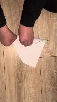Comment faire un avion en papier