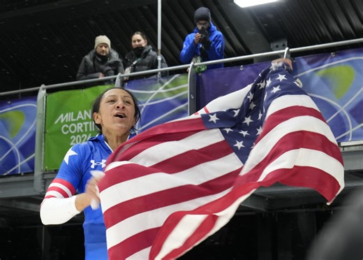 U.S. Bobsledder, 41, Makes History at Winter Olympics