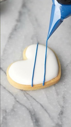 ハートのチェック柄クッキー❤Cookies with Royal Icing