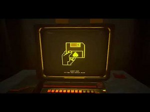 TERMINAL (Full Playthrough) Horror game about rummaging through floppy disks inside a strange room!