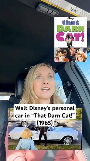 Walt Disney’s personal car is in THAT DARN CAT! (1965)