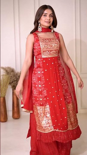 New Red Wedding Guest Dress