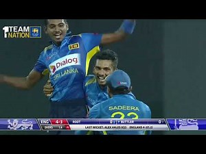 Sri Lanka beat England by 219 runs - 5th ODI Highlights