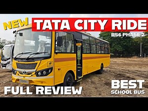 New TATA acgl city ride school bus | BS6 EBD Phase2 | detailed walkaround and review ‪@tatamotors‬