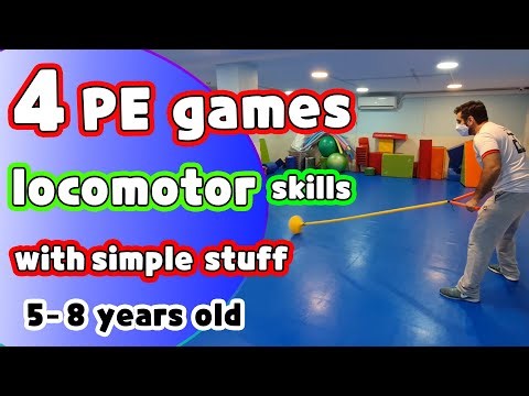 Locomotor skills & agility | improving children locomotor skills in PE games