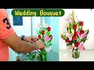 Making a Gorgeous Flower Bouquet - Floral Arrangement How-To - DIY