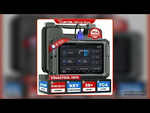 VDIAGTOOL VD70 OBD2 Scanner Car Diagnostic Scan Tool Automotivo Scanner Code Reader 39 Reset ECU Cod
