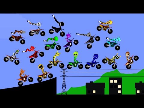Sprunki Road Race Jump Challenge – Who Jumps the Farthest │ Level 1.