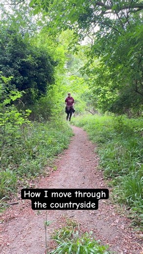 Doesn’t have to be slow, does it!? #countryside #hiking #joy #freedom
