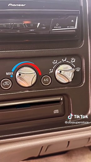 Are you still rocking the stock crusty ac knobs? Why not pick up an upgrade? . Start your build today! Obssuperstore.com . #obs #obsaddiction #obsk1500 #obstahoe #obschevytrucks #obsluxury #k1500 #k1500chevy #c1500 #454ss #c2500 #c3500 #k2500 #k3500 #obschevy #liftedobs #obschevy